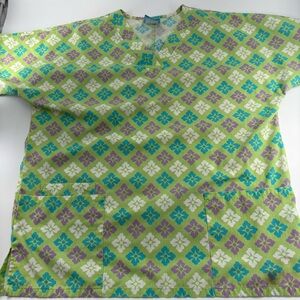 Scrub HQ Women's Patterned Scrub Top